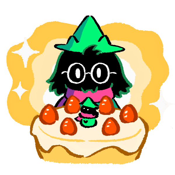 Ralsei和生日蛋糕